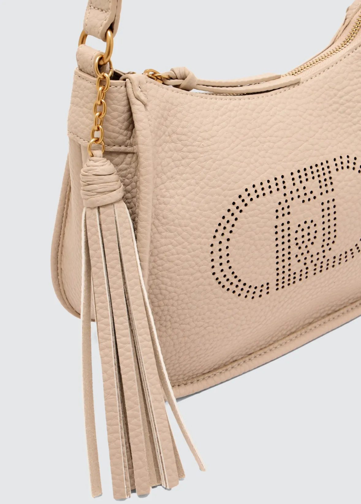 Borsa hobo piccola con charm