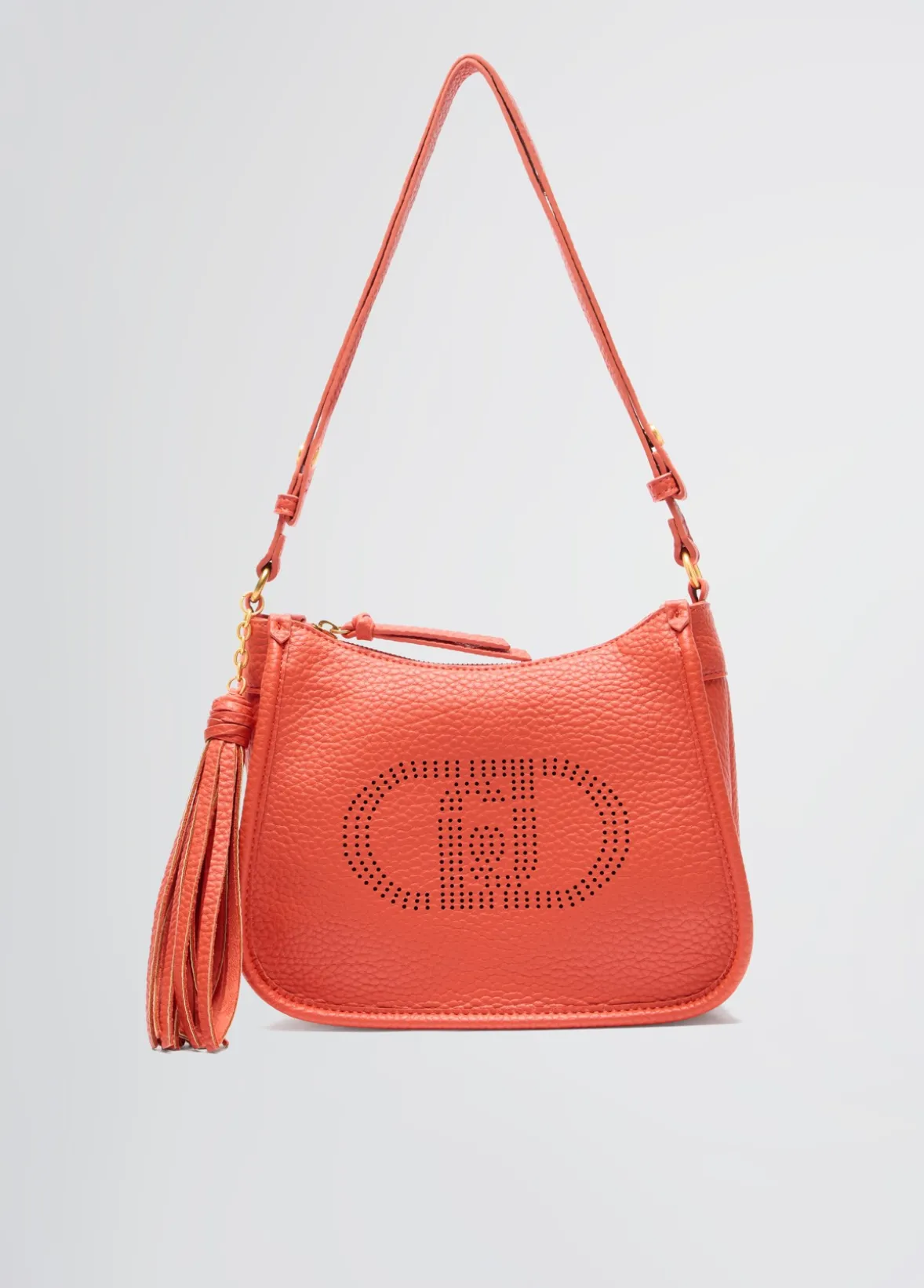 Borsa hobo piccola con charm