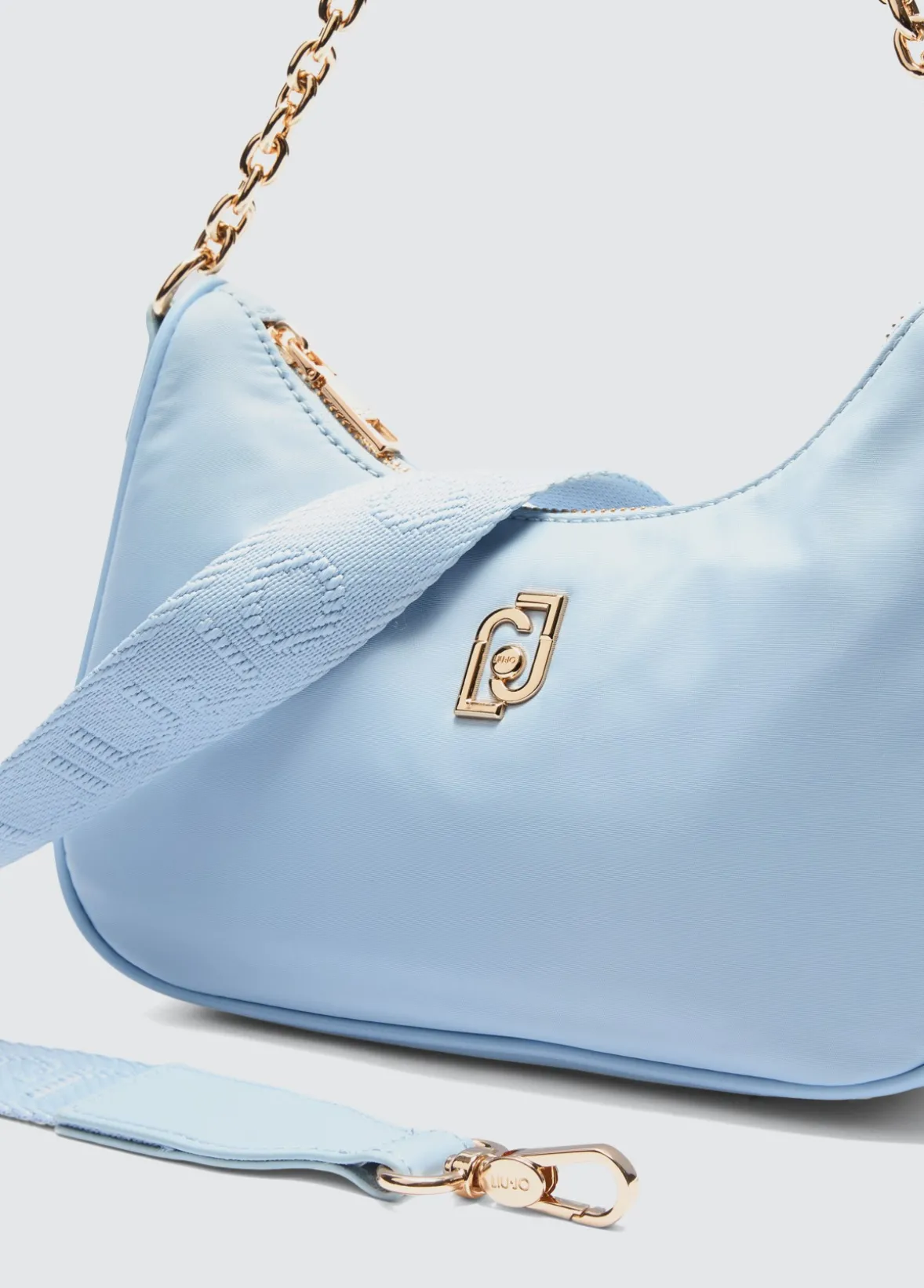 Borsa hobo piccola con charm