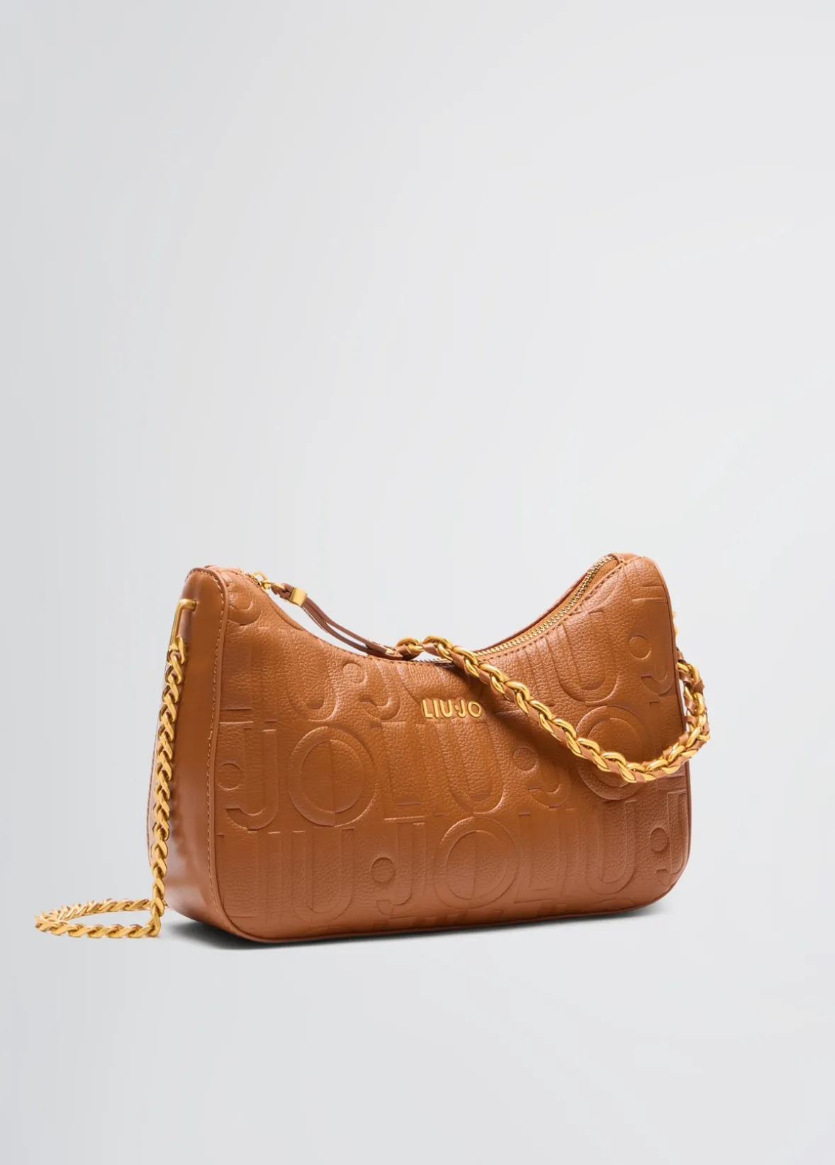 Borsa hobo piccola con logo