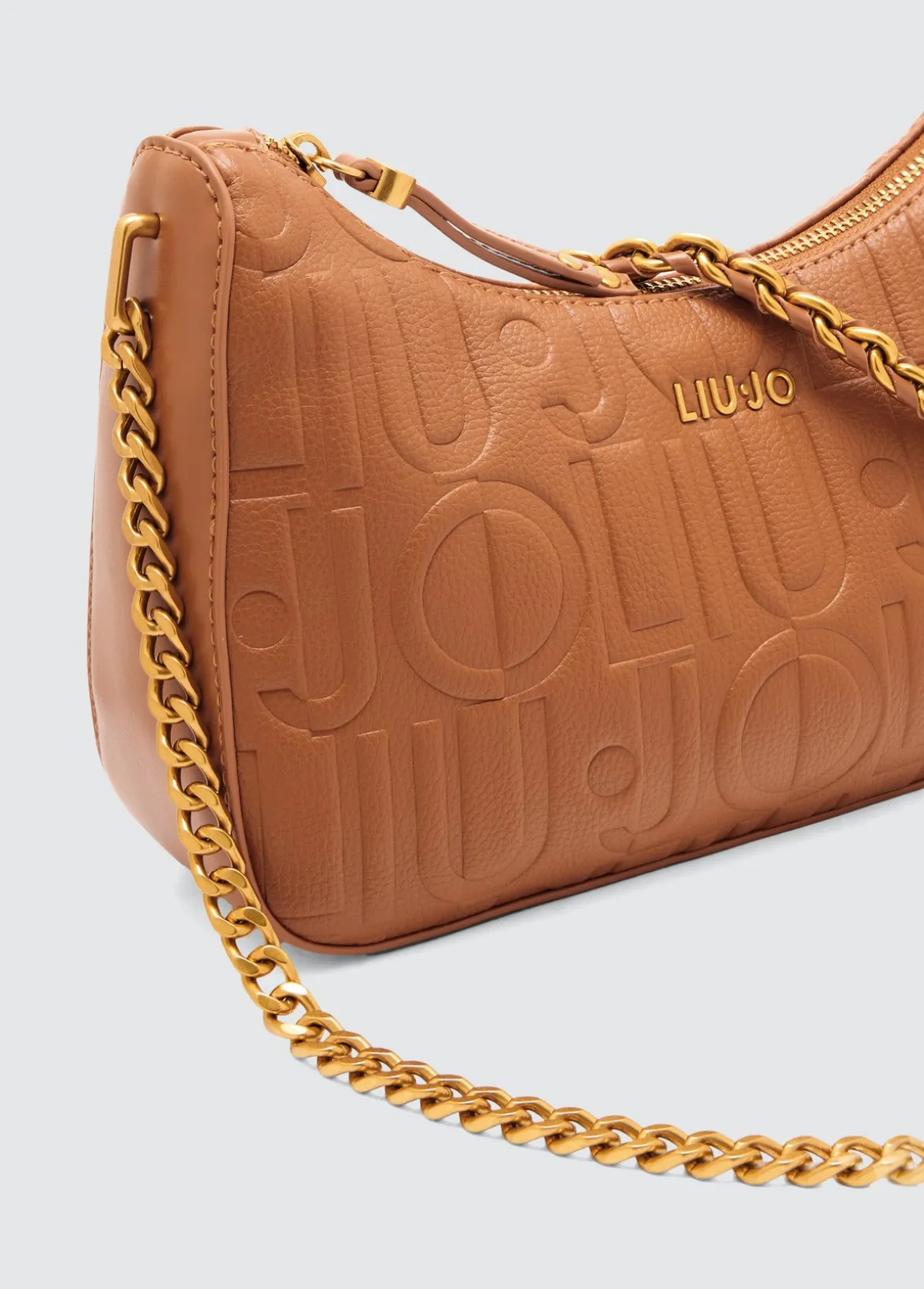 Borsa hobo piccola con logo