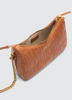 Borsa hobo piccola con logo