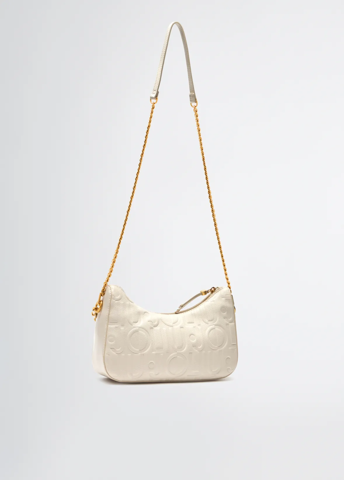 Borsa hobo piccola con logo