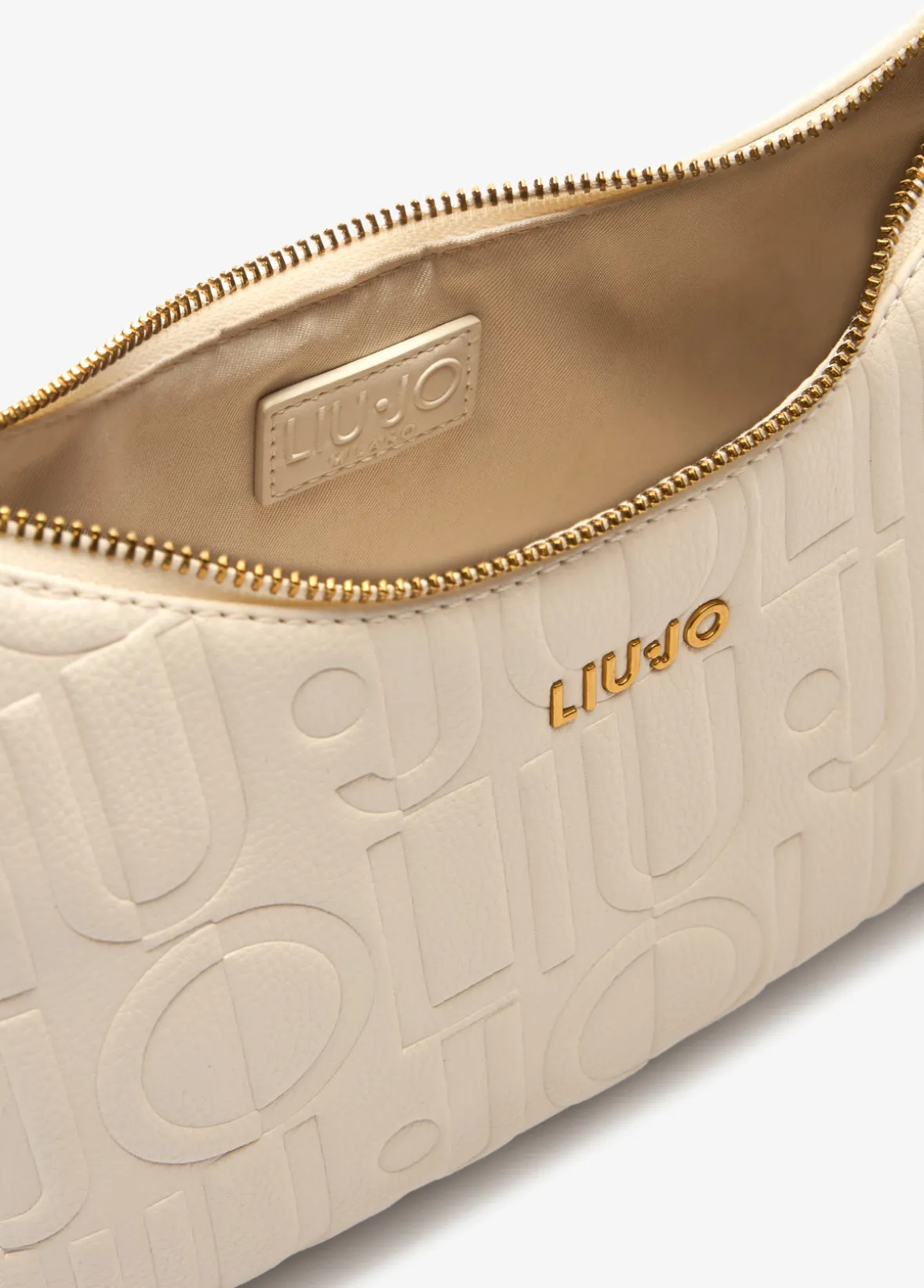 Borsa hobo piccola con logo