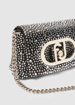 Borsa LaPuffy mini con strass