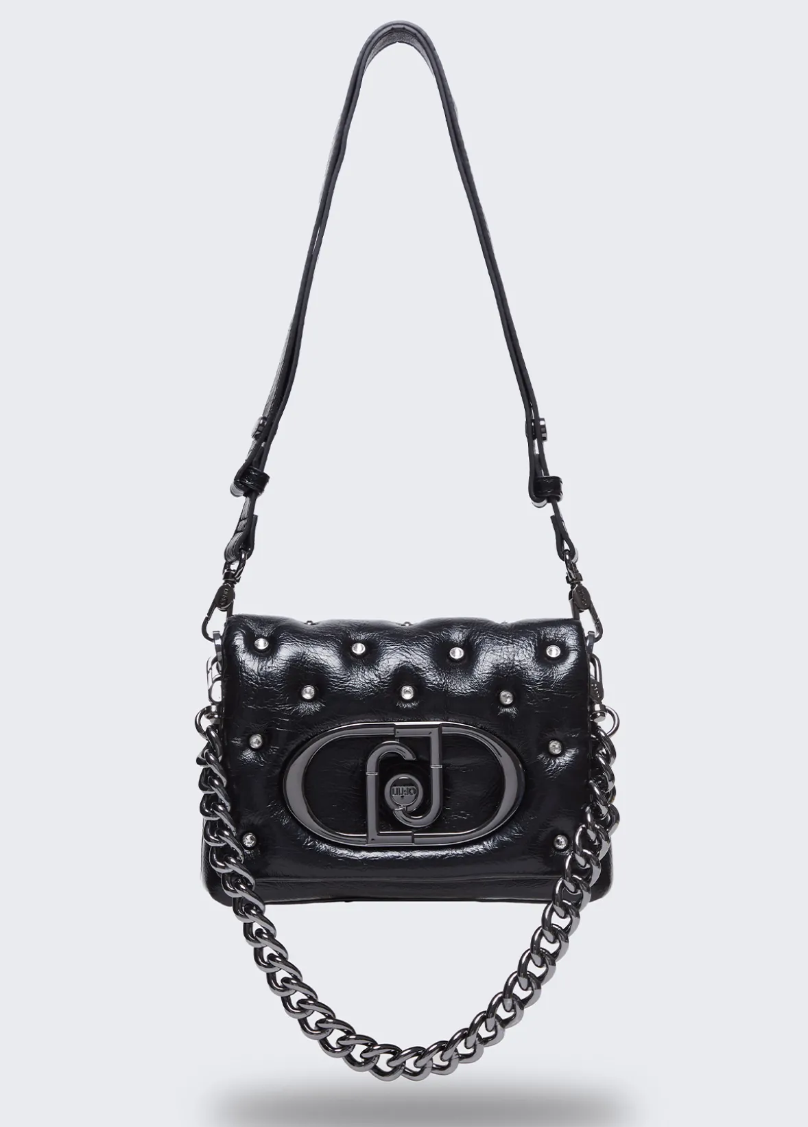 Borsa LaPuffy piccola con strass