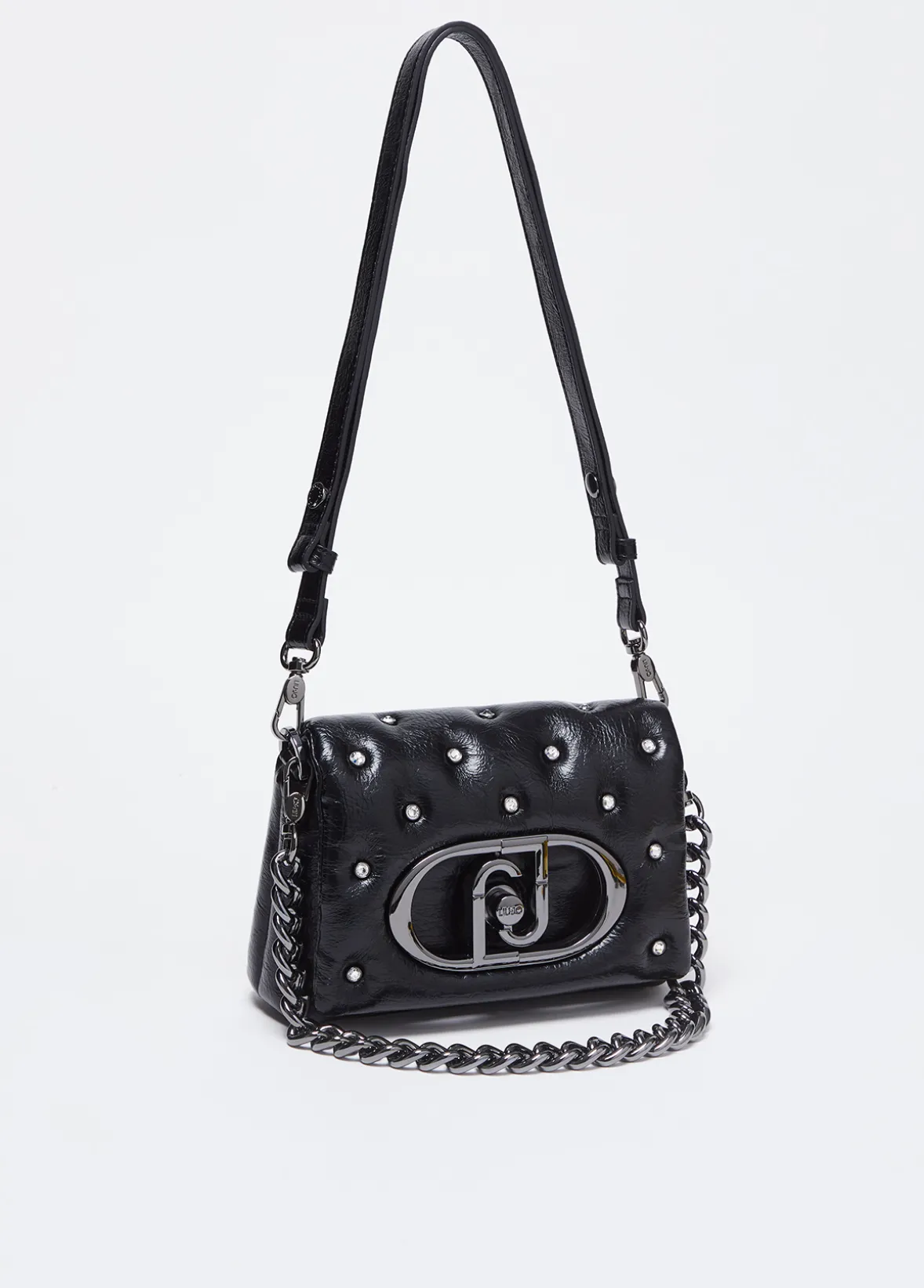 Borsa LaPuffy piccola con strass