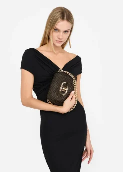 Borsa LaPuffy piccola con strass
