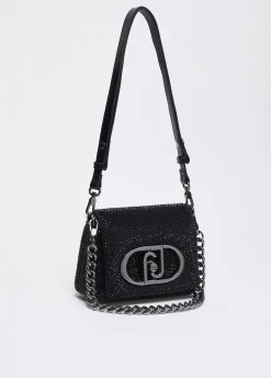 Borsa LaPuffy piccola con strass