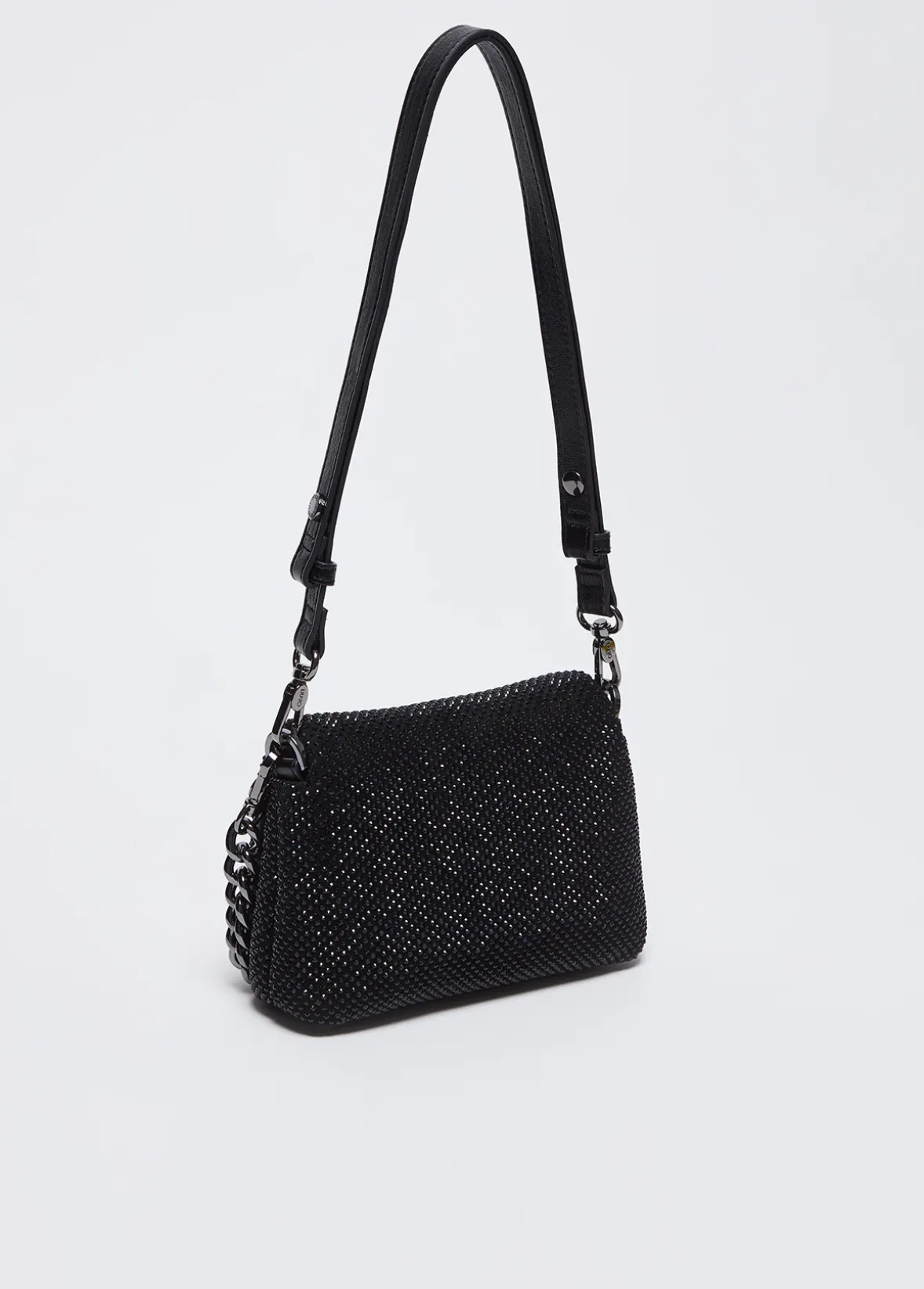 Borsa LaPuffy piccola con strass