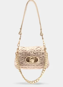 Borsa LaPuffy piccola con ricamo