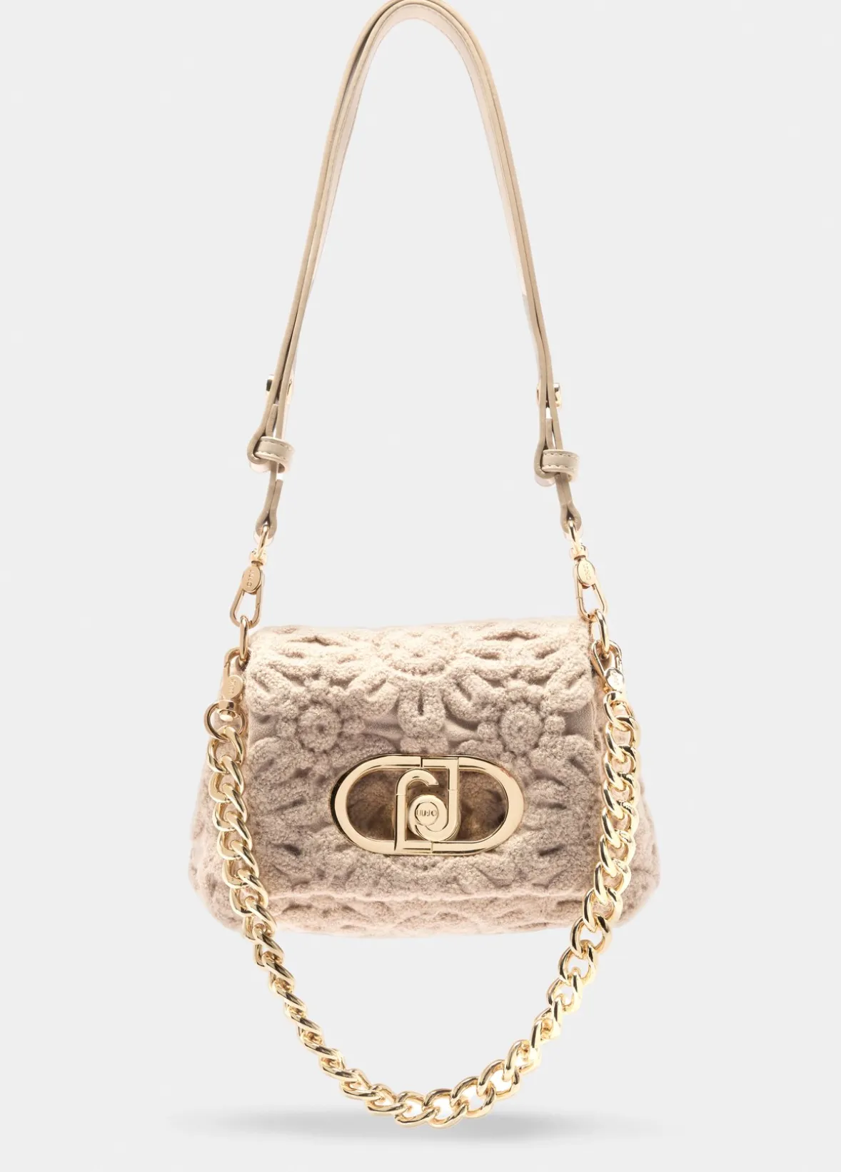 Borsa LaPuffy piccola con ricamo