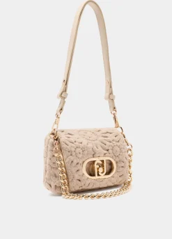 Borsa LaPuffy piccola con ricamo