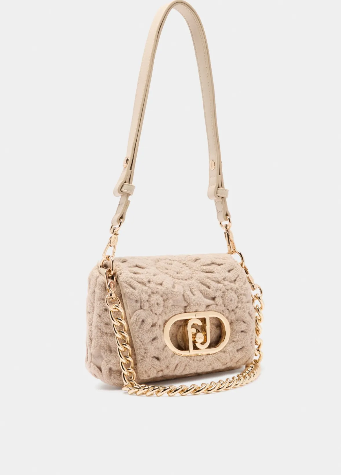 Borsa LaPuffy piccola con ricamo