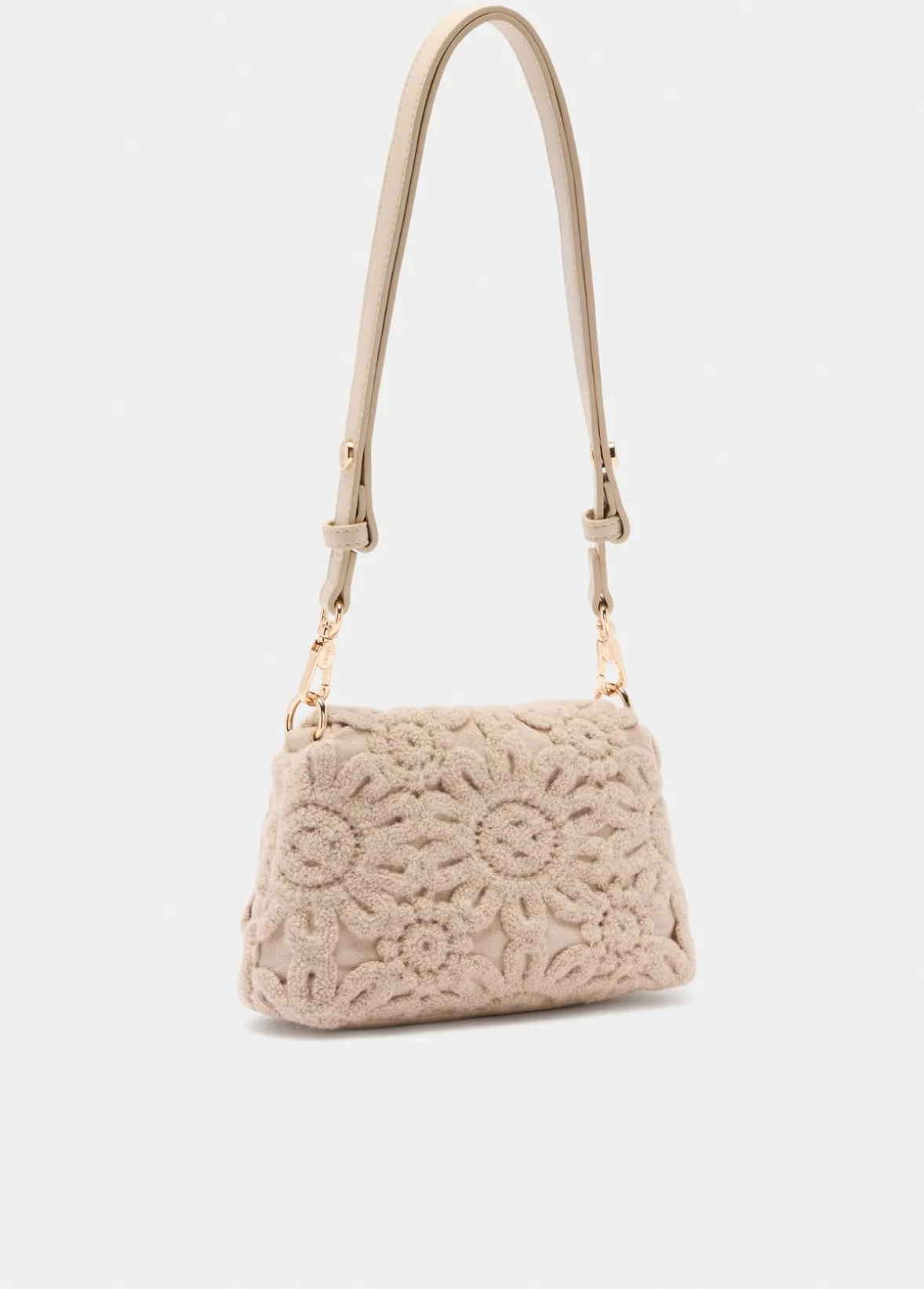 Borsa LaPuffy piccola con ricamo