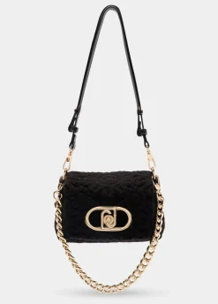 Borsa LaPuffy piccola con ricamo