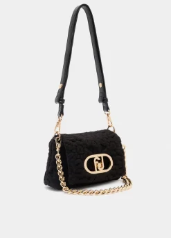 Borsa LaPuffy piccola con ricamo