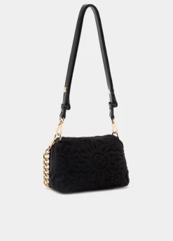 Borsa LaPuffy piccola con ricamo