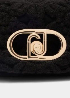 Borsa LaPuffy piccola con ricamo