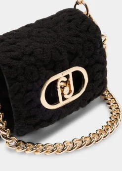 Borsa LaPuffy piccola con ricamo