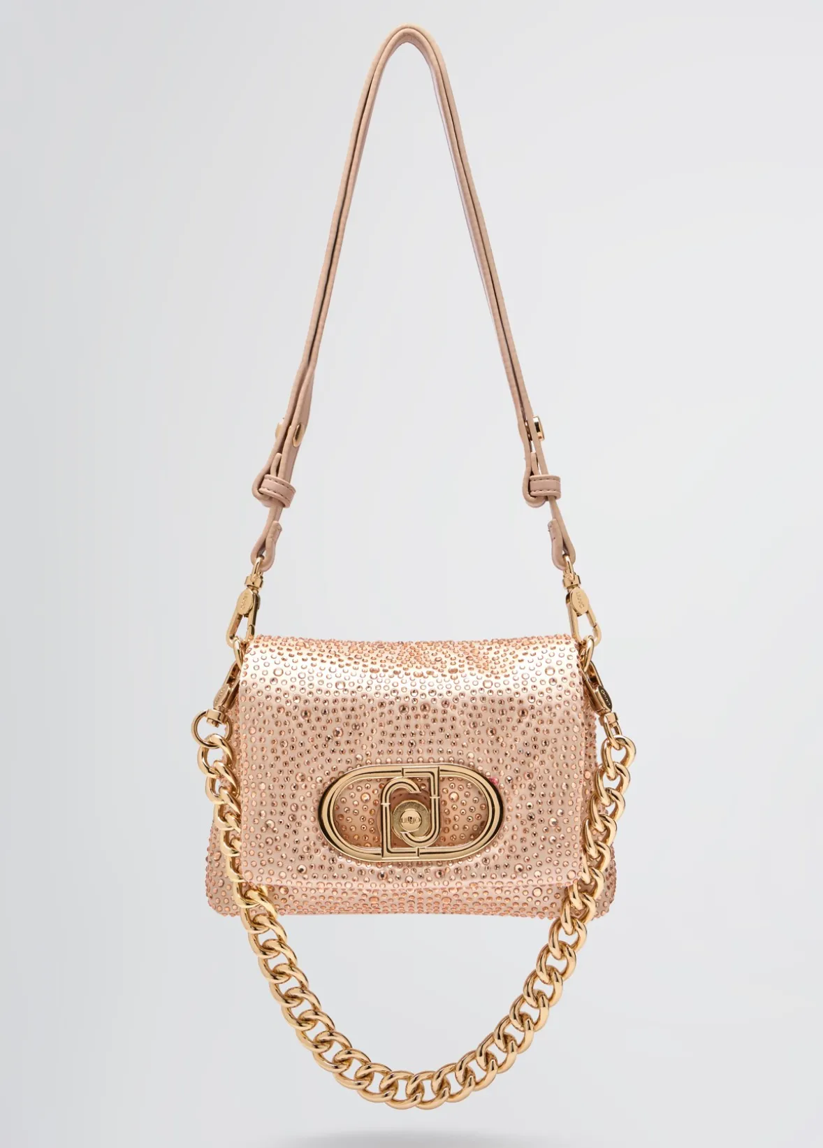 Borsa LaPuffy piccola con strass