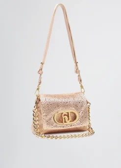 Borsa LaPuffy piccola con strass