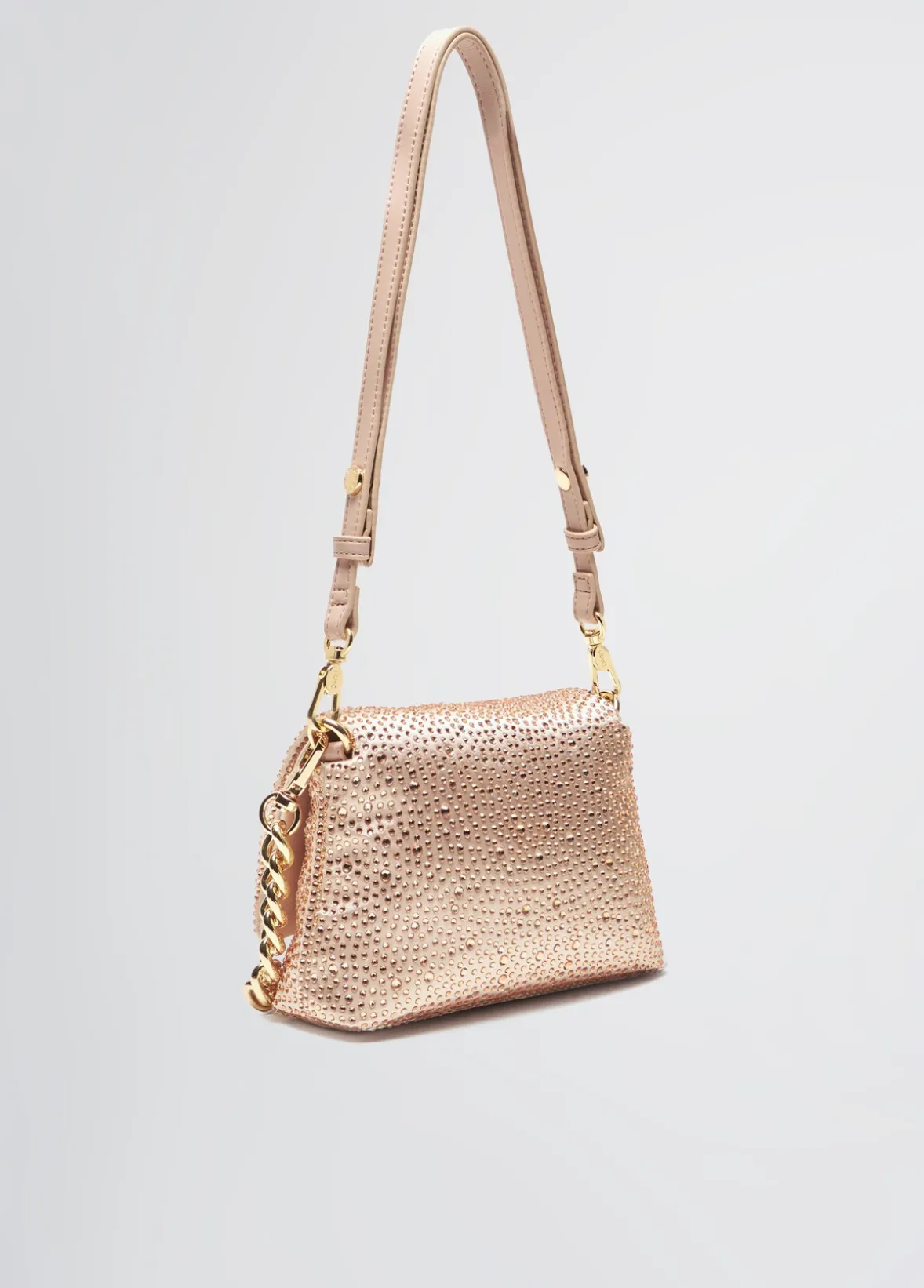 Borsa LaPuffy piccola con strass