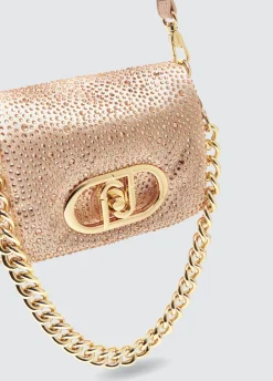 Borsa LaPuffy piccola con strass