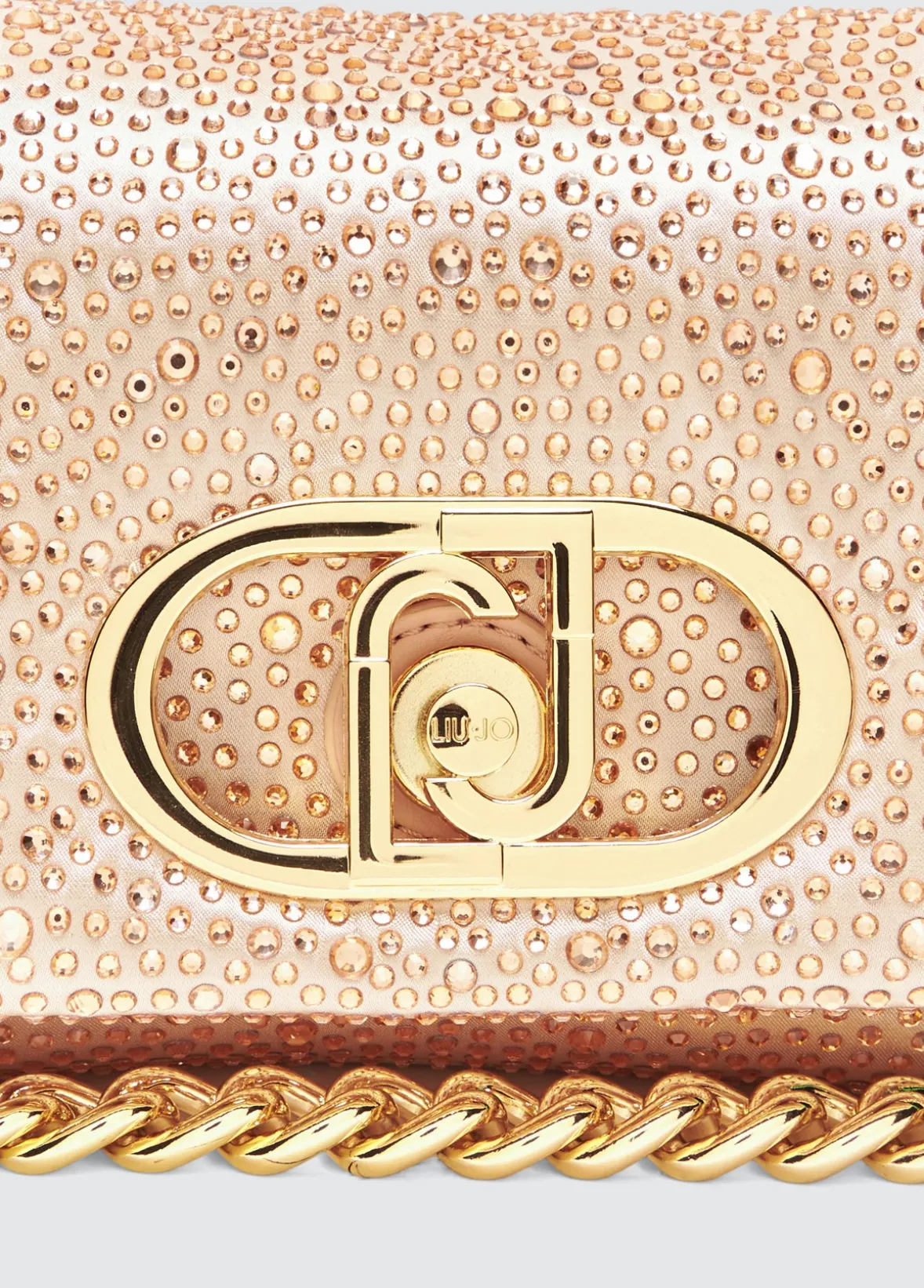 Borsa LaPuffy piccola con strass