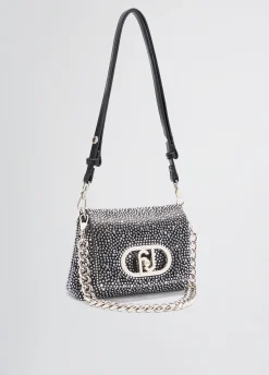 Borsa LaPuffy piccola con strass