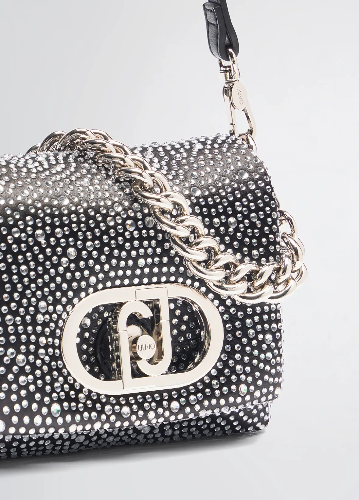 Borsa LaPuffy piccola con strass