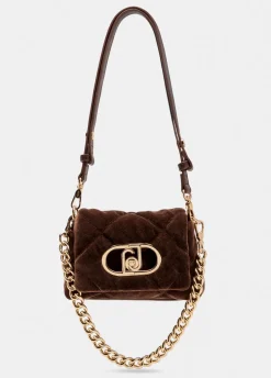 Borsa LaPuffy piccola in velluto