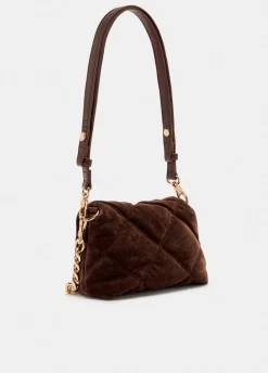 Borsa LaPuffy piccola in velluto
