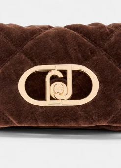 Borsa LaPuffy piccola in velluto
