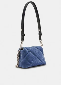 Borsa LaPuffy piccola in velluto