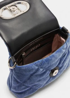 Borsa LaPuffy piccola in velluto