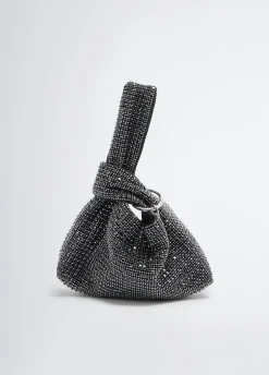 Borsa mini con strass