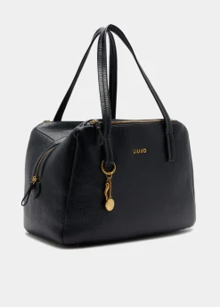 Borsa satchel media con charm