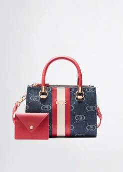 Borsa satchel piccola con pochette