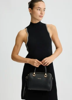 Borsa satchel piccola con pochette