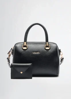 Borsa satchel piccola con pochette