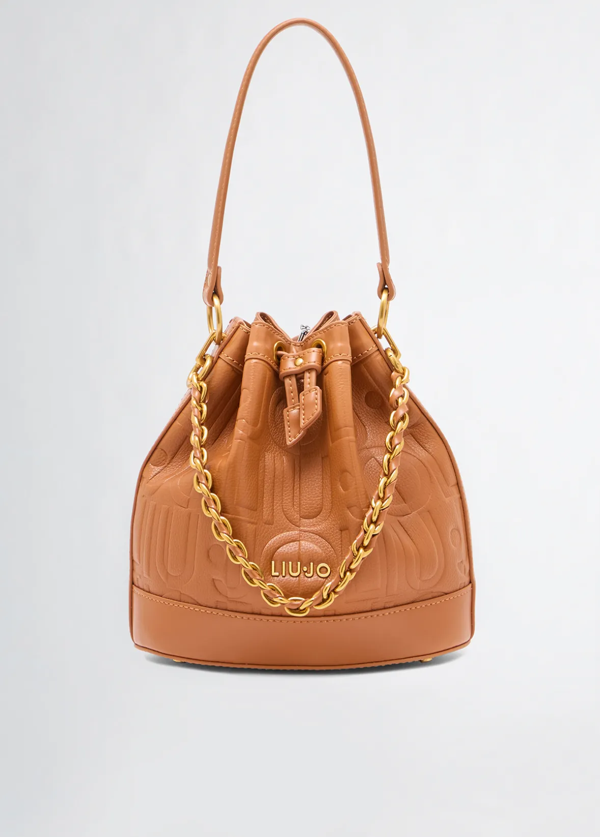 Borsa secchiello media con logo