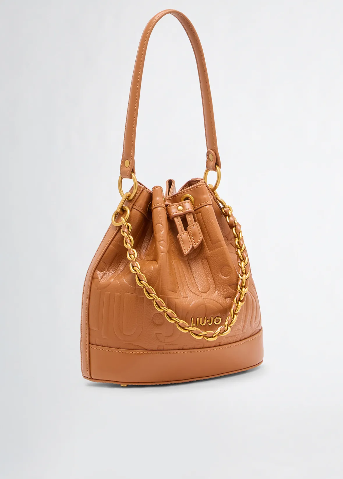Borsa secchiello media con logo