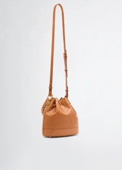 Borsa secchiello media con logo