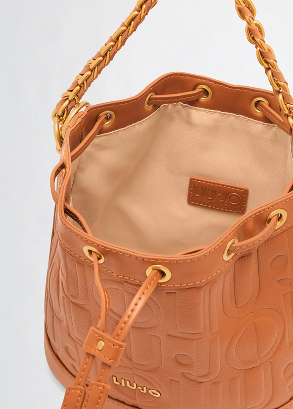 Borsa secchiello media con logo