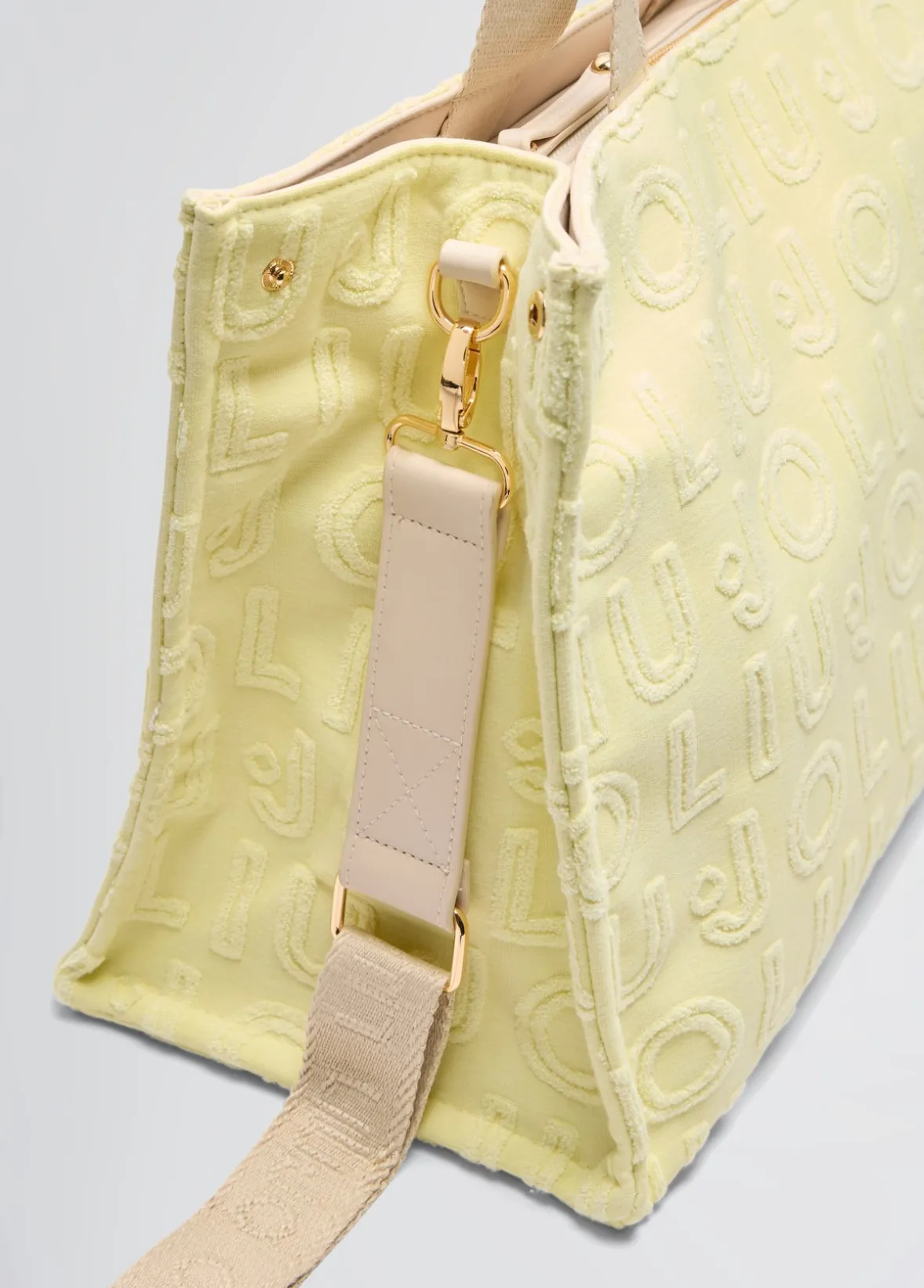 Borsa tote grande jacquard