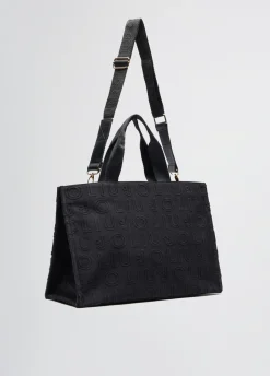 Borsa tote grande jacquard