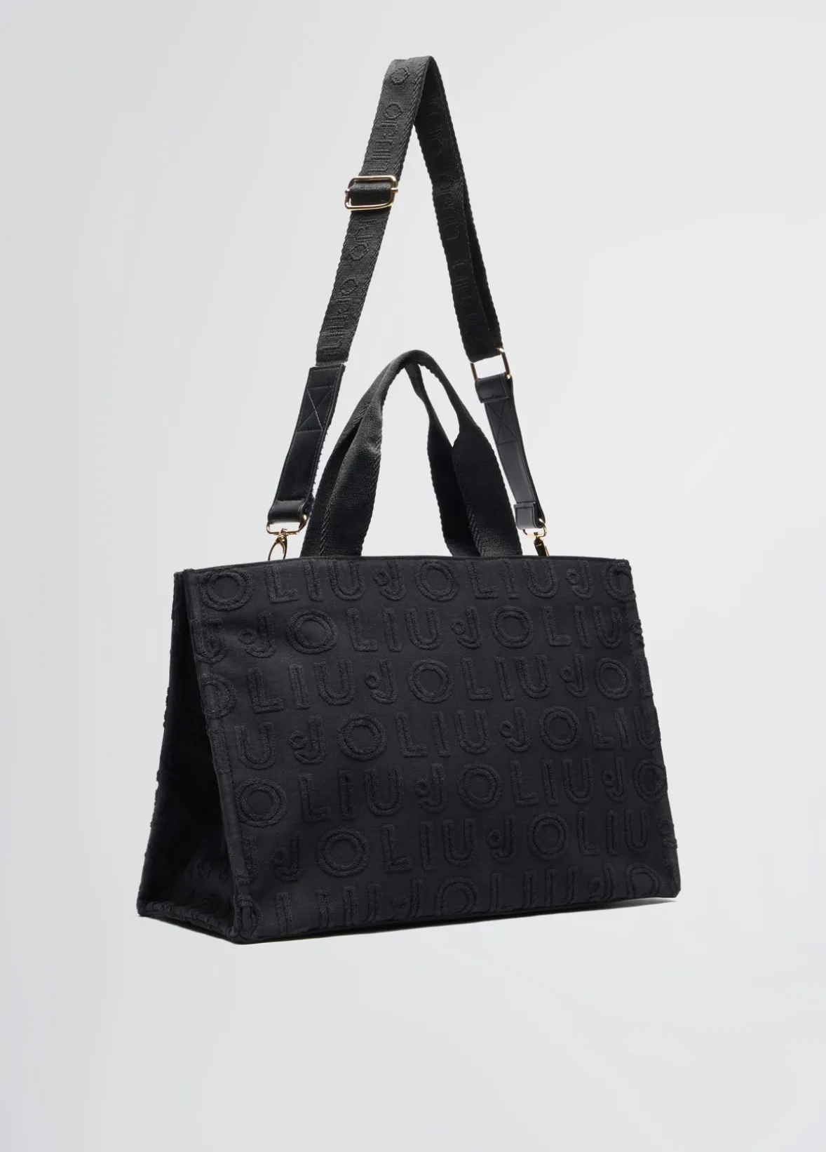 Borsa tote grande jacquard