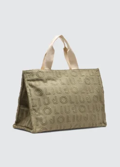 Borsa tote grande jacquard