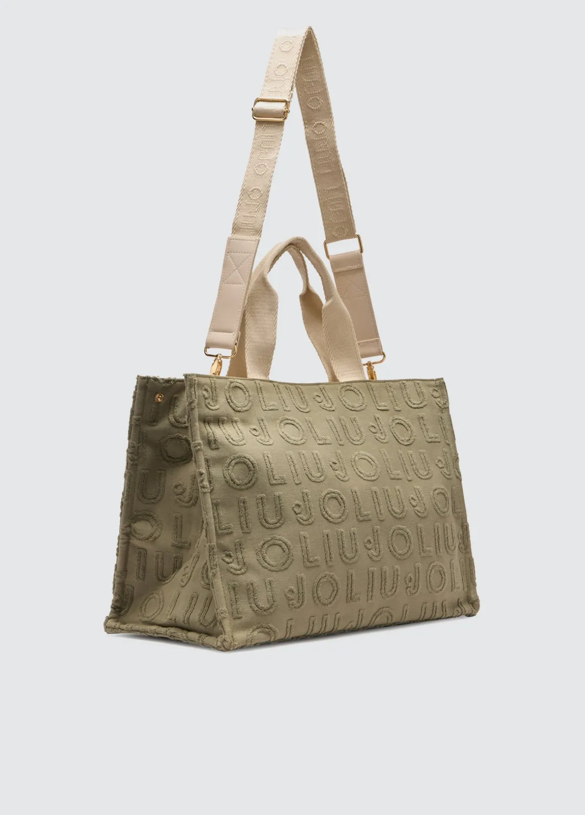 Borsa tote grande jacquard